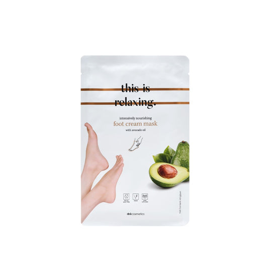 Voetverzorgingsmasker 'this is relaxing.'